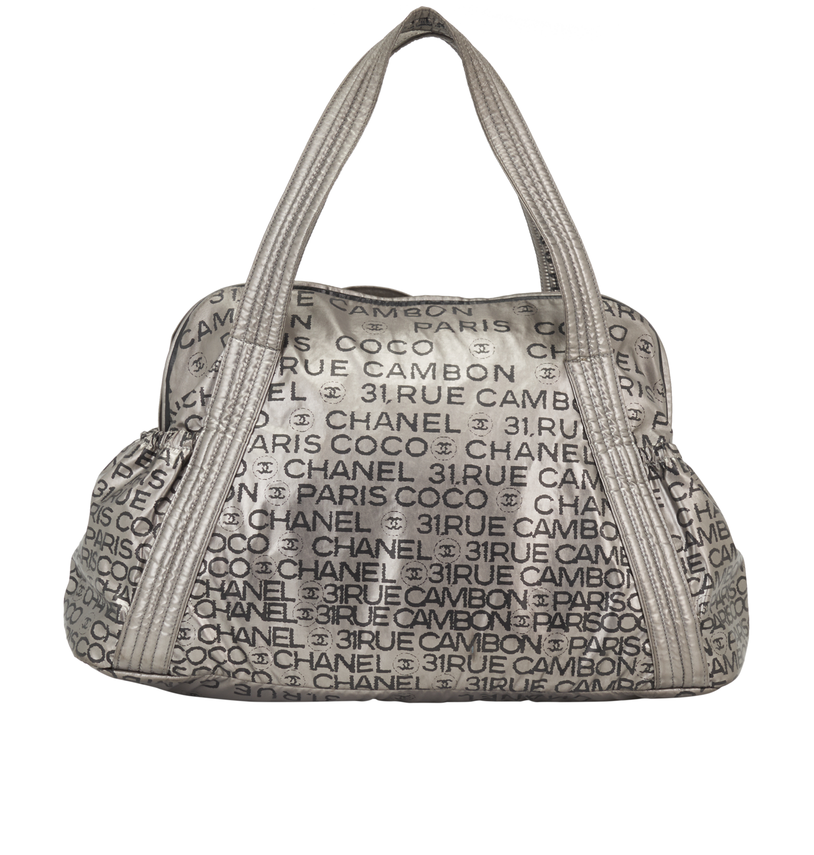 31 Rue Cambon Hobo, &pound;1,300, Handbags, Silver, Nylon, Back view